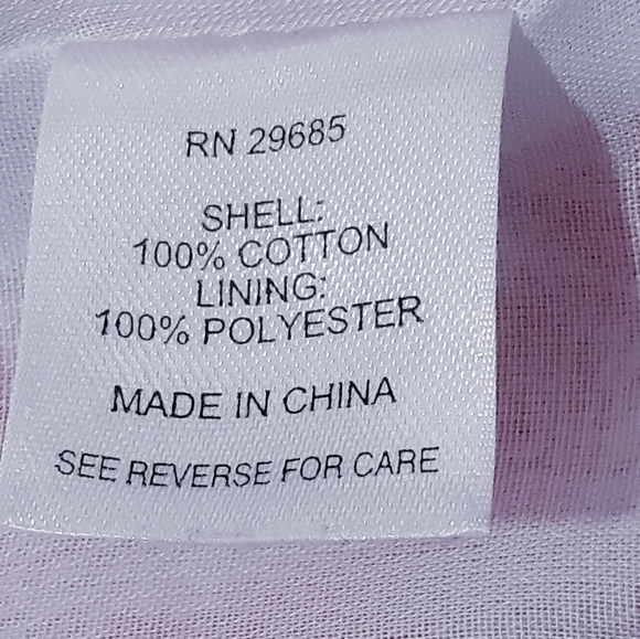 Pendleton Cotton Midi Dress Pink on White Sleeveless Wrap Lined Size 8 - Picture 9 of 16